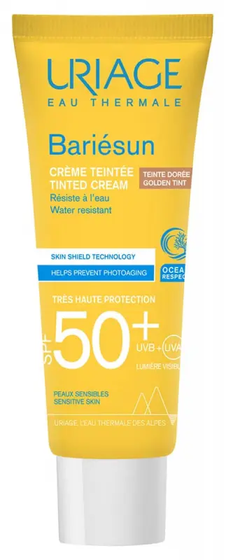 Uriage BARIÉSUN Színezett arckrém (sötét) SPF 50+ (50 ml) Uriage BARIÉSUN Színezett arckrém (sötét) SPF 50+ (50 ml)