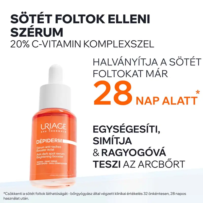DÉPIDERM Barna foltok elleni szérum ragyogást fokozó booster 30 ml