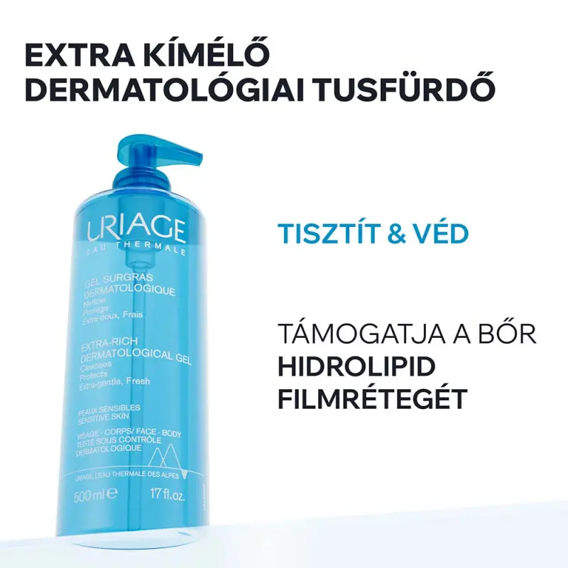 GEL SURGRAS DERMATOLOGIQUE tusfürdő száraz bőrre 500 ml