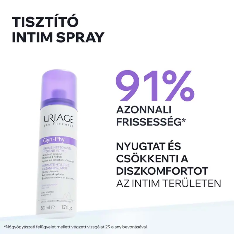 GYN-PHY Intim frissítő, hidratáló, tisztító spray 50 ml