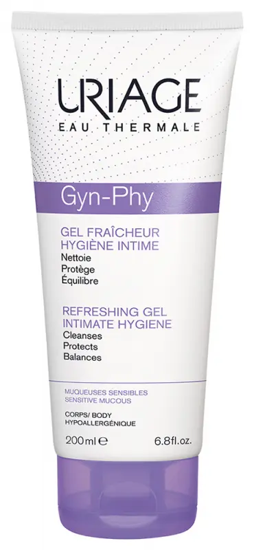 Uriage GYN-PHY intim mosakodó gél 200 ml Uriage GYN-PHY intim mosakodó gél 200 ml