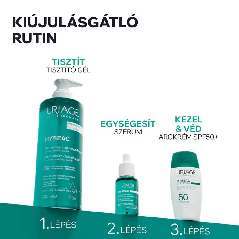 HYSÉAC 3-REGUL+ Akné és mitesszerek ellen SPF50+ (50 ml)