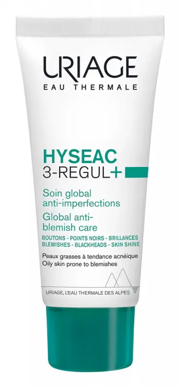 Uriage HYSÉAC 3-REGUL+ Krém mitesszerekre és pattanásokra 40 ml Uriage HYSÉAC 3-REGUL+ Krém mitesszerekre és pattanásokra 40 ml