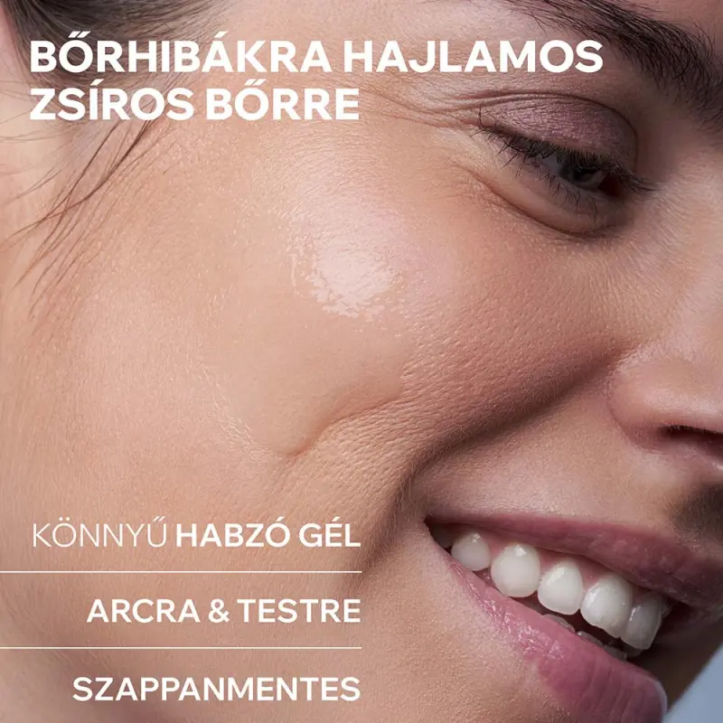 HYSÉAC habzó tisztító gél zsíros bőrre 150 ml