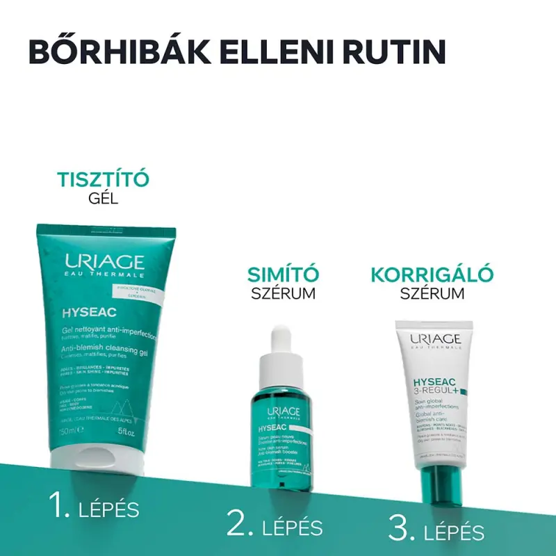 HYSÉAC habzó tisztító gél zsíros bőrre 150 ml