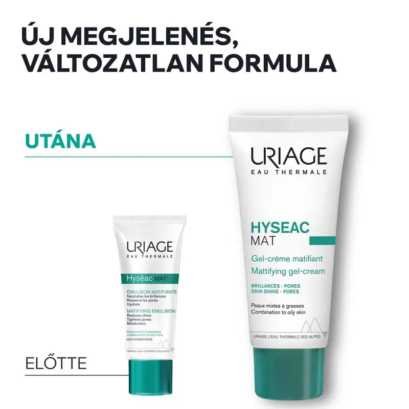 HYSÉAC MAT mattító krém zsíros bőrre 40 ml