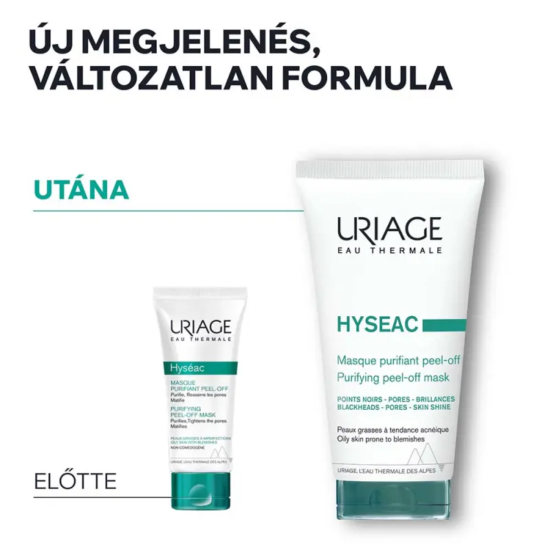 HYSÉAC Mélytisztító pórusösszehúzó maszk zsíros bőrre 50 ml