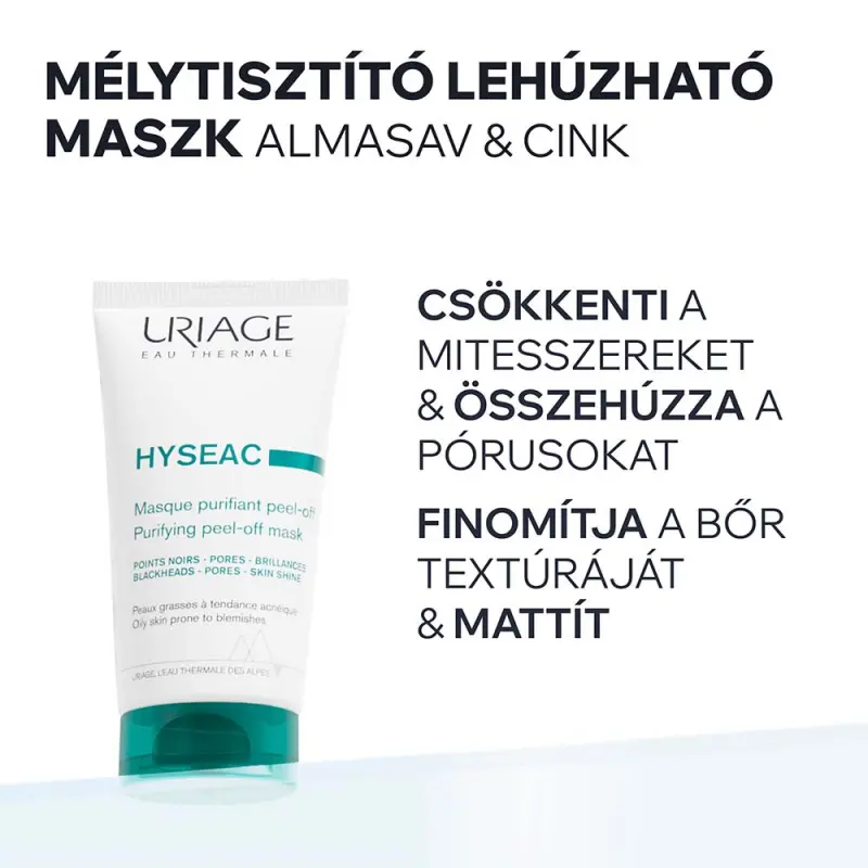 HYSÉAC Mélytisztító pórusösszehúzó maszk zsíros bőrre 50 ml