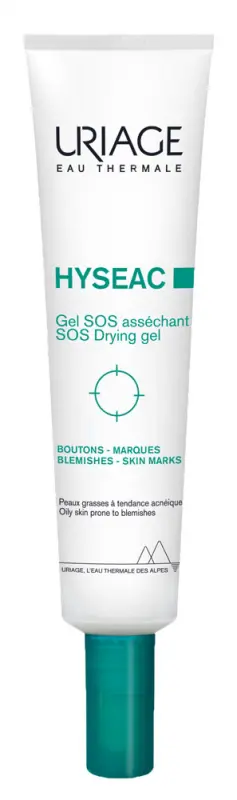 Uriage HYSÉAC Szárító gél pattanások SOS kezelésére 15 ml Uriage HYSÉAC Szárító gél pattanások SOS kezelésére 15 ml