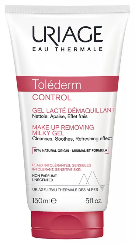 Uriage TOLÉDERM Control Sminklemosó Tej Gél 150 ml Uriage TOLÉDERM Control Sminklemosó Tej Gél 150 ml
