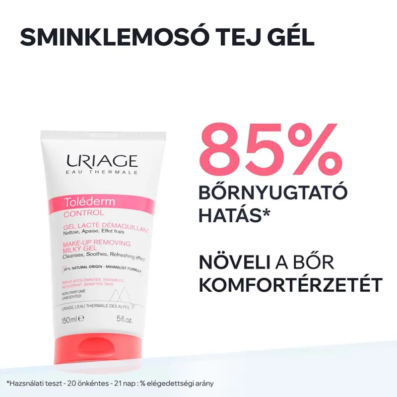 TOLÉDERM Control Sminklemosó Tej Gél 150 ml