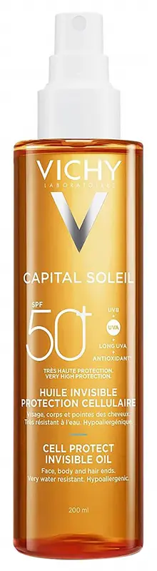 VICHY Capital Soleil Bőrsejtvédő Olaj SPF50+ (200 ml) VICHY Capital Soleil Bőrsejtvédő Olaj SPF50+ (200 ml)