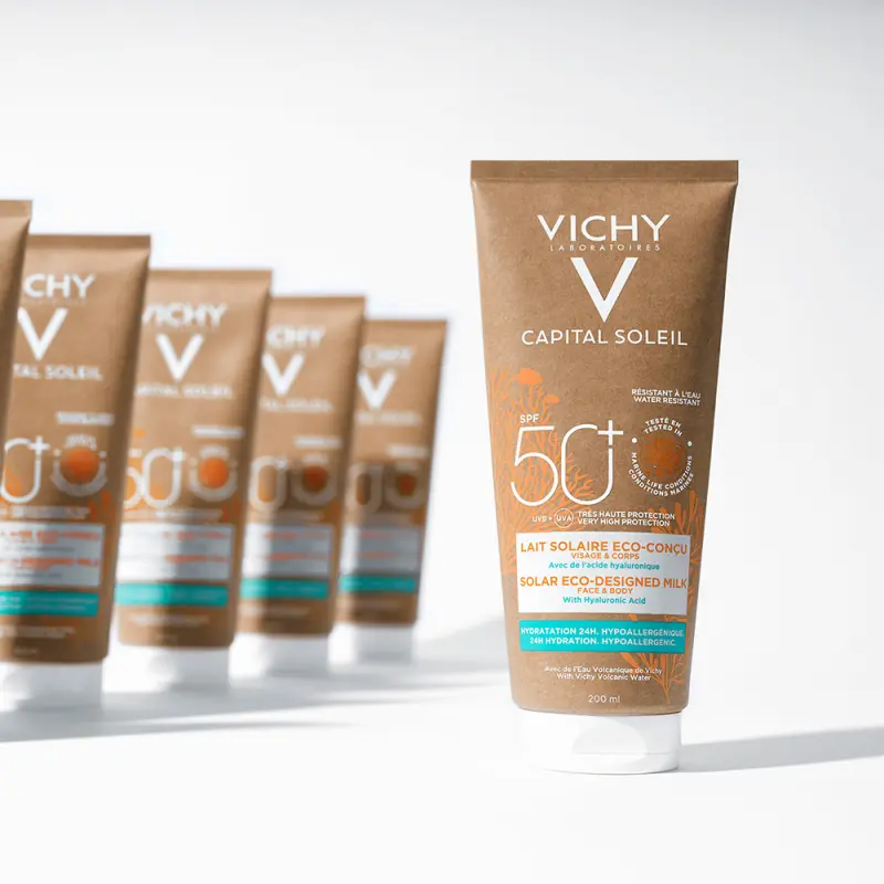 Capital Soleil naptej SPF 50+ (200 ml) környezetbarát csomagolásban - Lejárat: 2026.12.