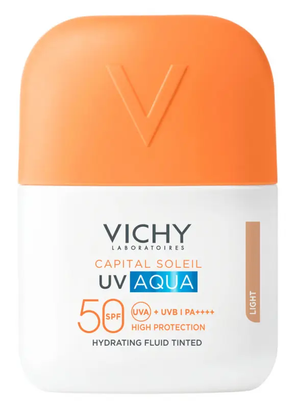 VICHY Capital Soleil UV AQUA Fluid SPF50 - Világos árnyalat 50 ml VICHY Capital Soleil UV AQUA Fluid SPF50 - Világos árnyalat 50 ml