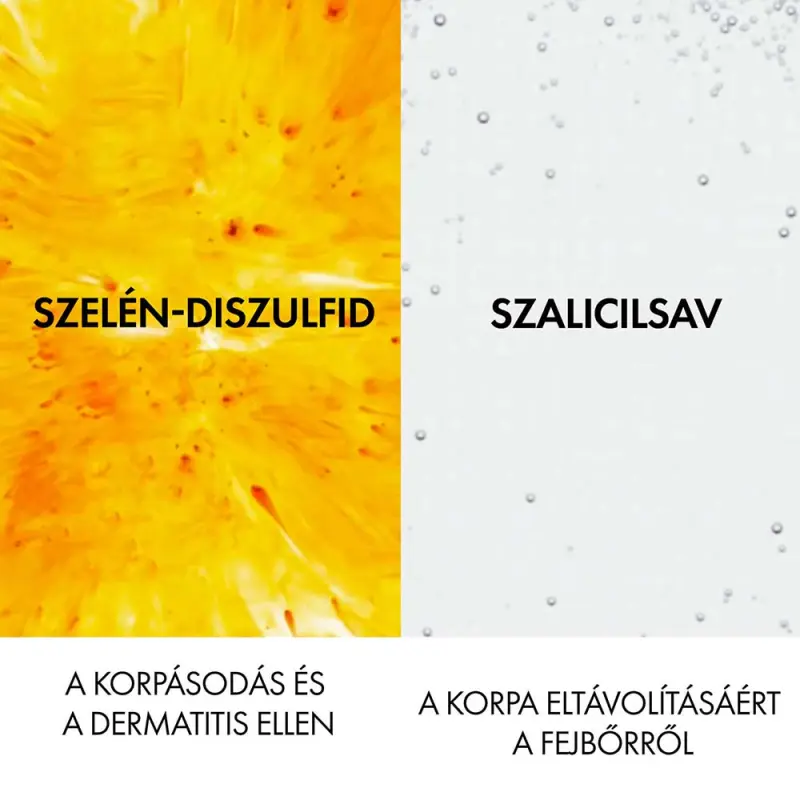 Dercos Korpásodás elleni sampon normál és zsíros hajra utántöltő 390 ml
