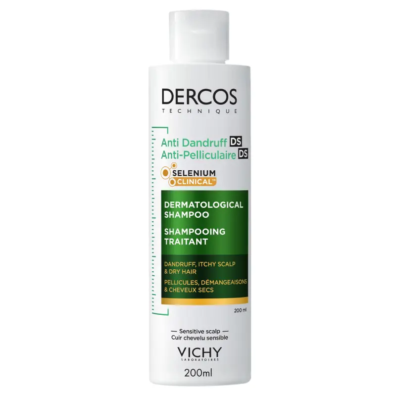 VICHY Dercos Korpásodás elleni sampon száraz hajra 200 ml VICHY Dercos Korpásodás elleni sampon száraz hajra 200 ml