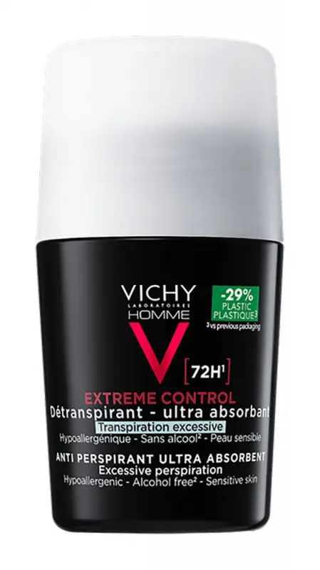 VICHY Homme 72 órás izzadságszabályozó golyós dezodor férfiaknak 50 ml VICHY Homme 72 órás izzadságszabályozó golyós dezodor férfiaknak 50 ml