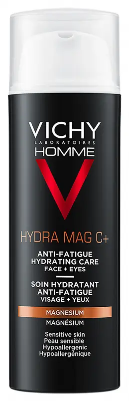 VICHY Homme Hydra Mag C+ hidratáló + szemkörnyékápoló krém férfiaknak 50 ml VICHY Homme Hydra Mag C+ hidratáló + szemkörnyékápoló krém férfiaknak 50 ml