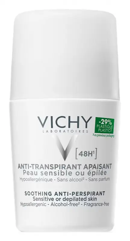 VICHY Izzadságszabályozó golyós dezodor, érzékeny vagy epilált bőrre 50 ml VICHY Izzadságszabályozó golyós dezodor, érzékeny vagy epilált bőrre 50 ml