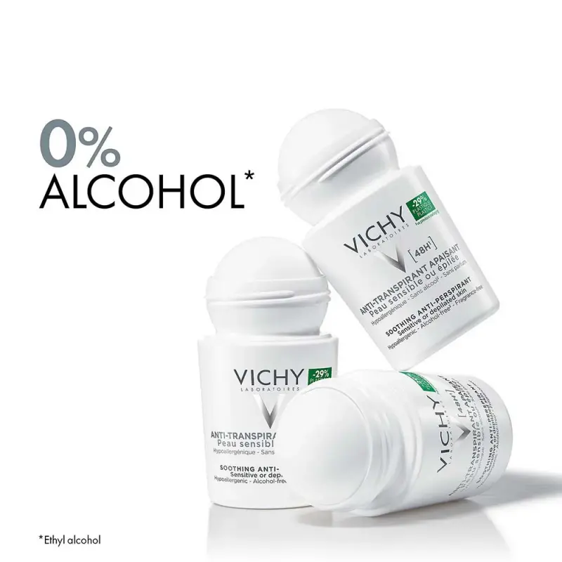 Izzadságszabályozó golyós dezodor, érzékeny vagy epilált bőrre 50 ml