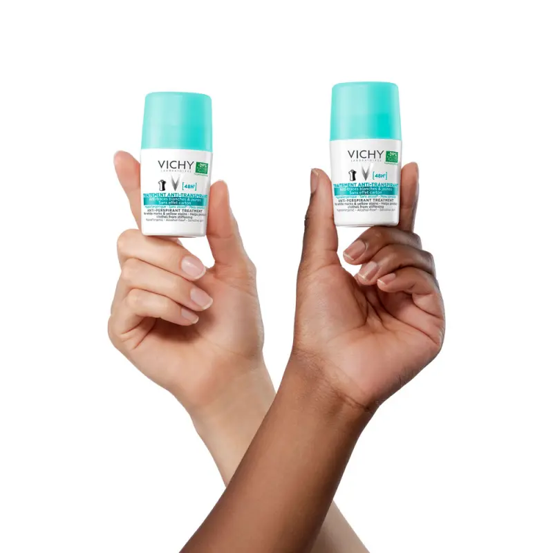 Izzadságszabályozó golyós dezodor intenzív hatással, foltmentes DUOPACK 2x50 ml
