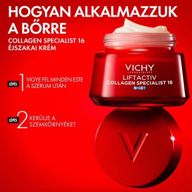 Liftactiv Collagen Specialist 16 éjszakai arckrém 50 ml