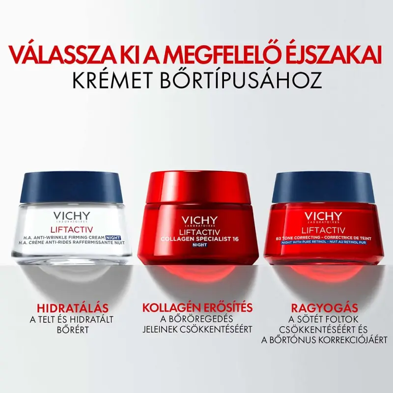 Liftactiv Collagen Specialist 16 éjszakai arckrém 50 ml