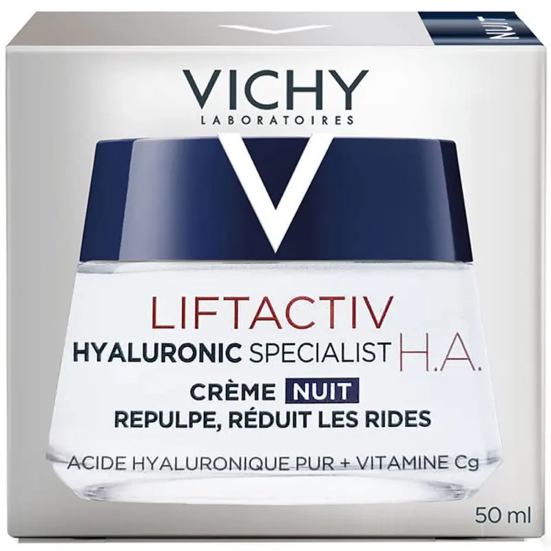 Liftactiv H.A. ránctalanító és feszesítő éjszakai krém 50 ml
