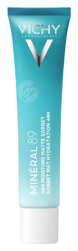 VICHY Minéral 89 Akár 48 órás hidratáló, mattító sorbet 40 ml VICHY Minéral 89 Akár 48 órás hidratáló, mattító sorbet 40 ml
