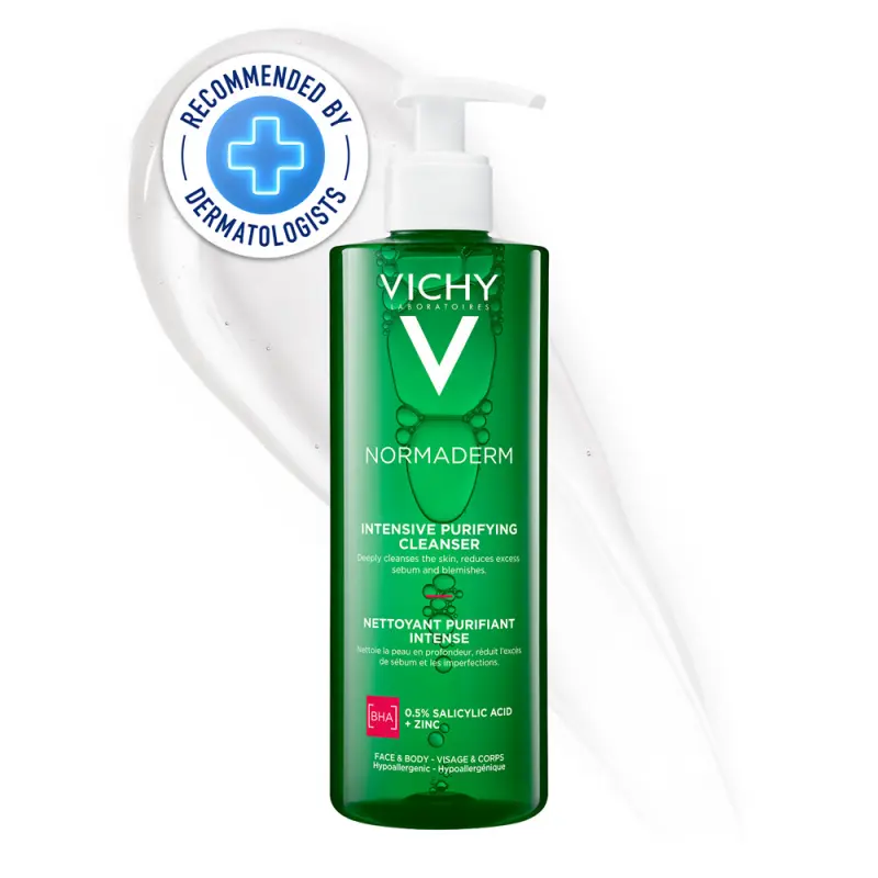 Normaderm Phytosolution intenzív tisztító gél problémás, Aknéra hajlamos bőrre 400 ml