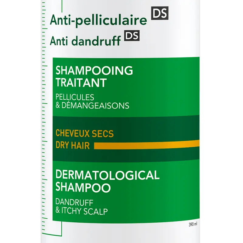 Dercos Korpásodás elleni sampon száraz hajra 390 ml