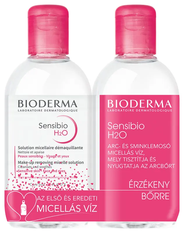 BIODERMA Sensibio H2O micellás víz DUOPACK 2x250 ml - Micellafesztivál BIODERMA Sensibio H2O micellás víz DUOPACK 2x250 ml - Micellafesztivál