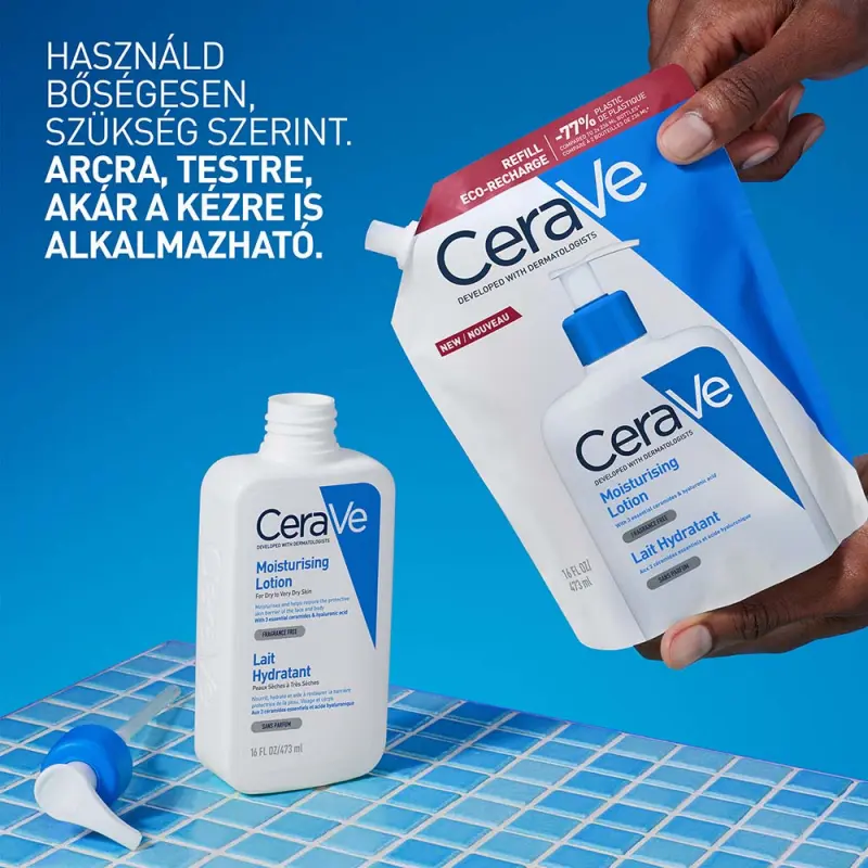 Hidratáló testápoló tej utántöltő 473 ml