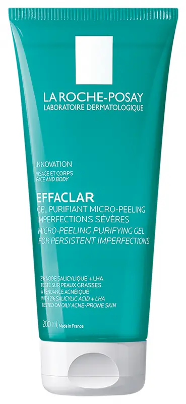 LA ROCHE-POSAY Effaclar Duo Mikro-hámlasztó tisztító gél 200 ml LA ROCHE-POSAY Effaclar Duo Mikro-hámlasztó tisztító gél 200 ml