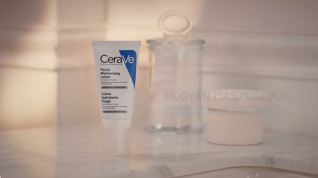 CeraVe Hidratáló arckrém használata