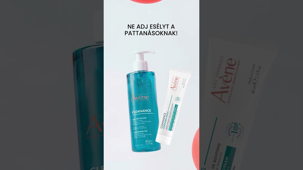Avéne Cleanance pattanások ellen