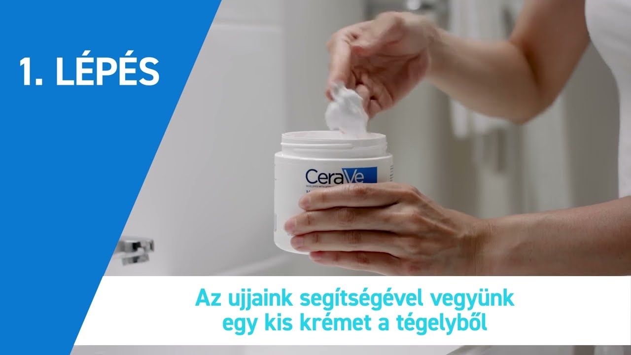 CeraVe Hidratáló testápoló krém használata