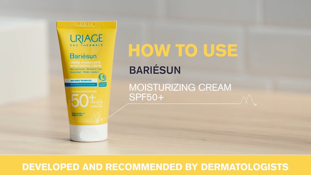BARIÉSUN Illatmentes arckrém SPF 50+ használata